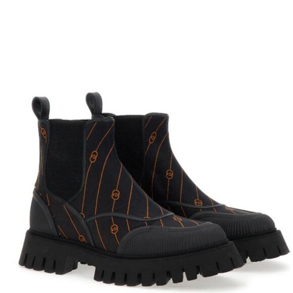 NIB Gucci Novo GG canvas slip on boots G 10.5 US 11.5 - Picture 1 of 9